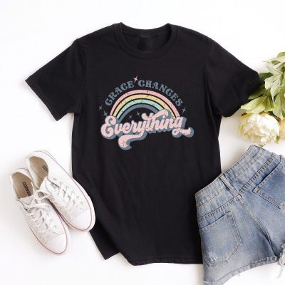 Grace Changes Everything Retro Unisex T-Shirt