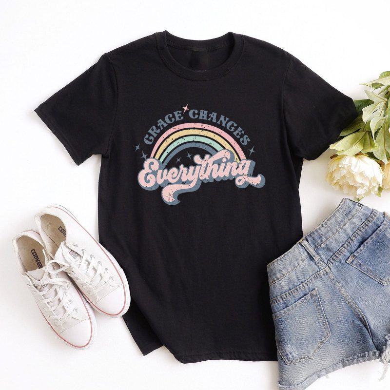 Grace Changes Everything Retro Unisex T-Shirt