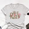 He Is Risen Leopard Pink Roses Unisex T-Shirt
