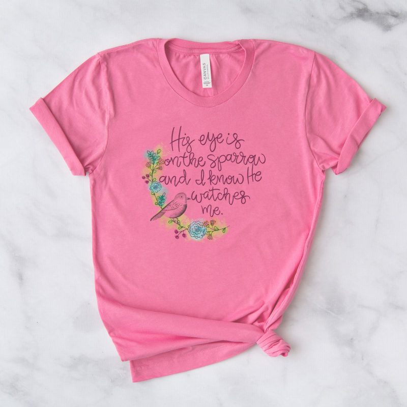His Eye Is On The Sparrow Unisex T-Shirt