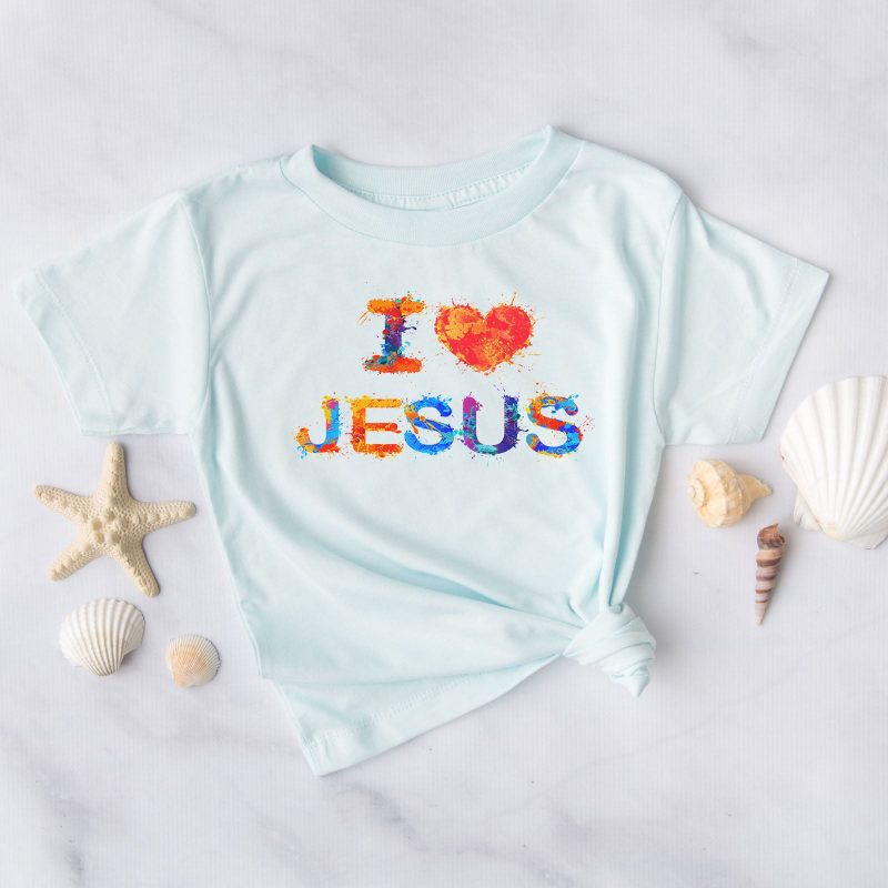 I Love Jesus Colorful Unisex T-Shirt