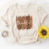 Leopard & Glitter Thankful Unisex T-Shirt