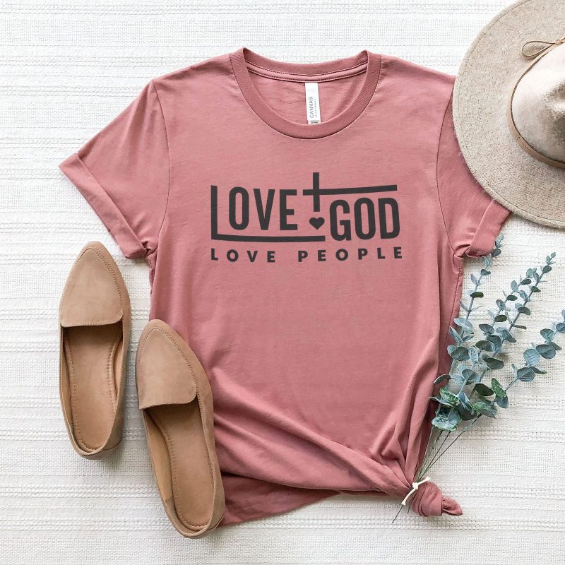 Love God Love People Bold Unisex T-Shirt