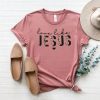 Love Like Jesus Half Leopard Black Unisex T-Shirt