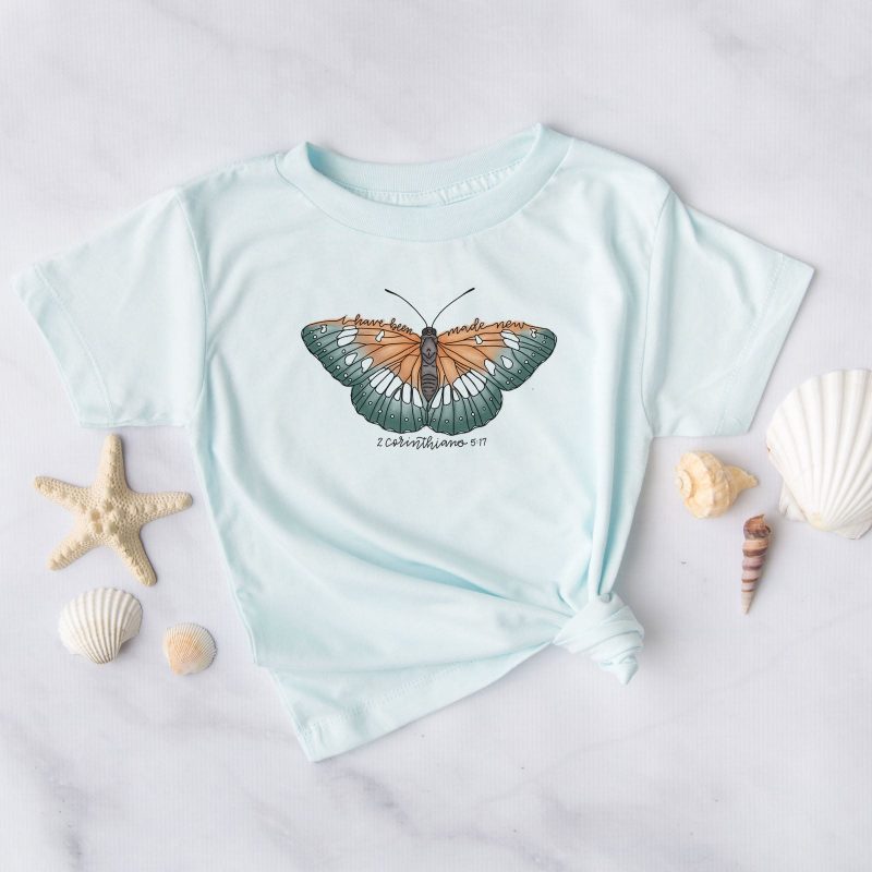 Made New Hand-Lettered Butterfly Unisex T-Shirt