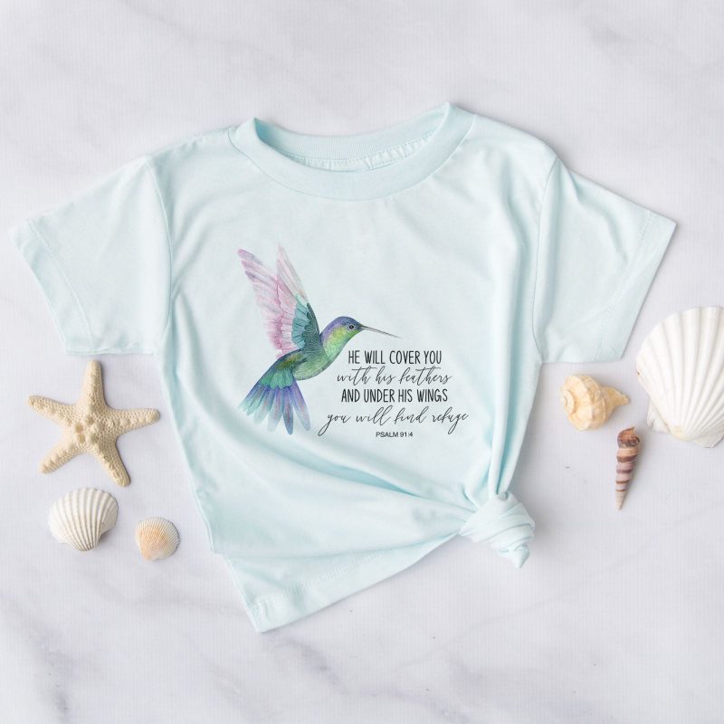 Psalm 91:4 Hummingbird Unisex T-Shirt