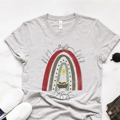 Rainbow Best Gift Ever Jesus Unisex T-Shirt