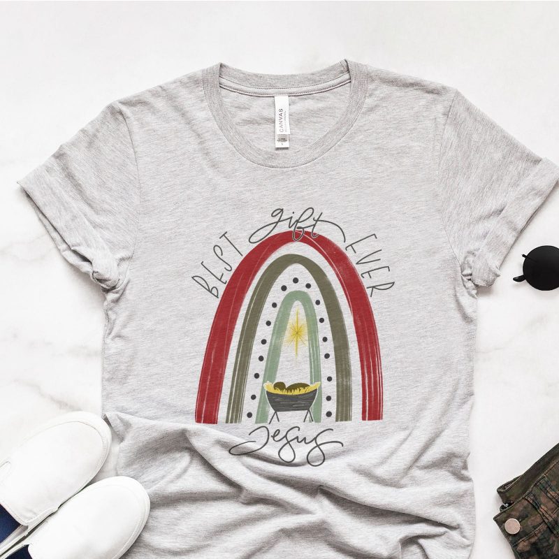 Rainbow Best Gift Ever Jesus Unisex T-Shirt