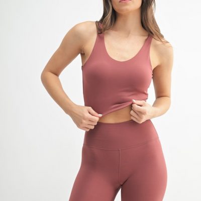 Venice Cloud Light U-back Active Tank - Red Pear
